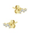 Shining Designed Silver Stud Earring STS-6276